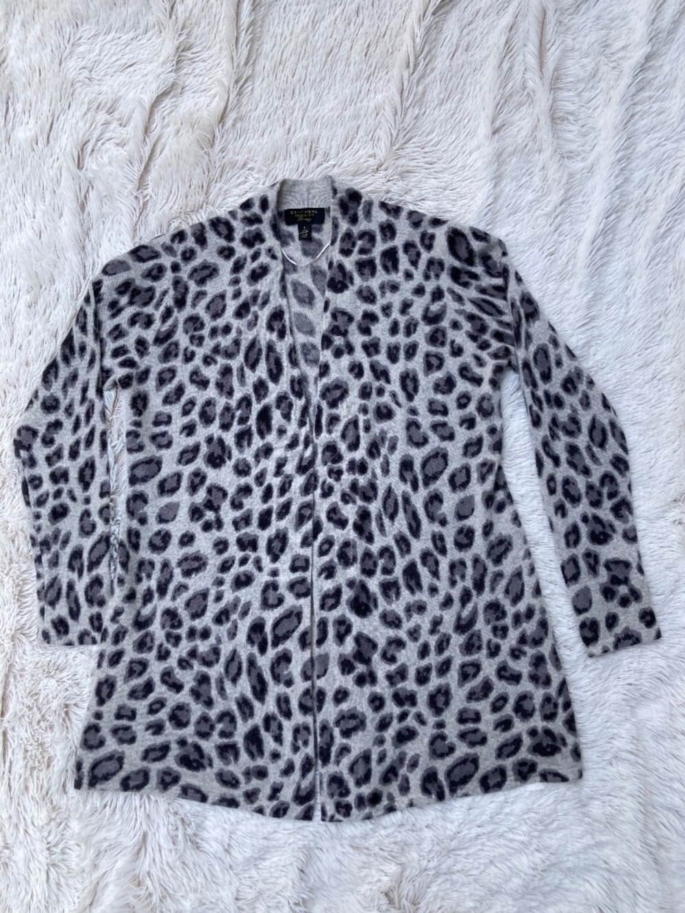 Cashmere Charter Club Luxury Open Front Cashmere Cardigan Women’s size Small